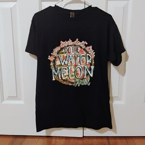Gildan Black Watermelon Crawl Tee